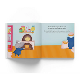 Open kinderboek van Akhi Muis zoekt een huis voor jonge lezers